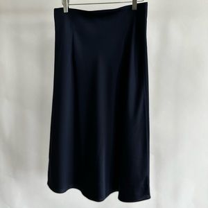 J.Crew Gwyneth Navy Slip Skirt